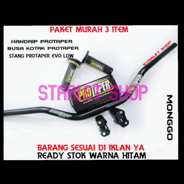 Jual Paket Item Stang Fatbar Protaper Evo Grip Protaper Busa Kotak