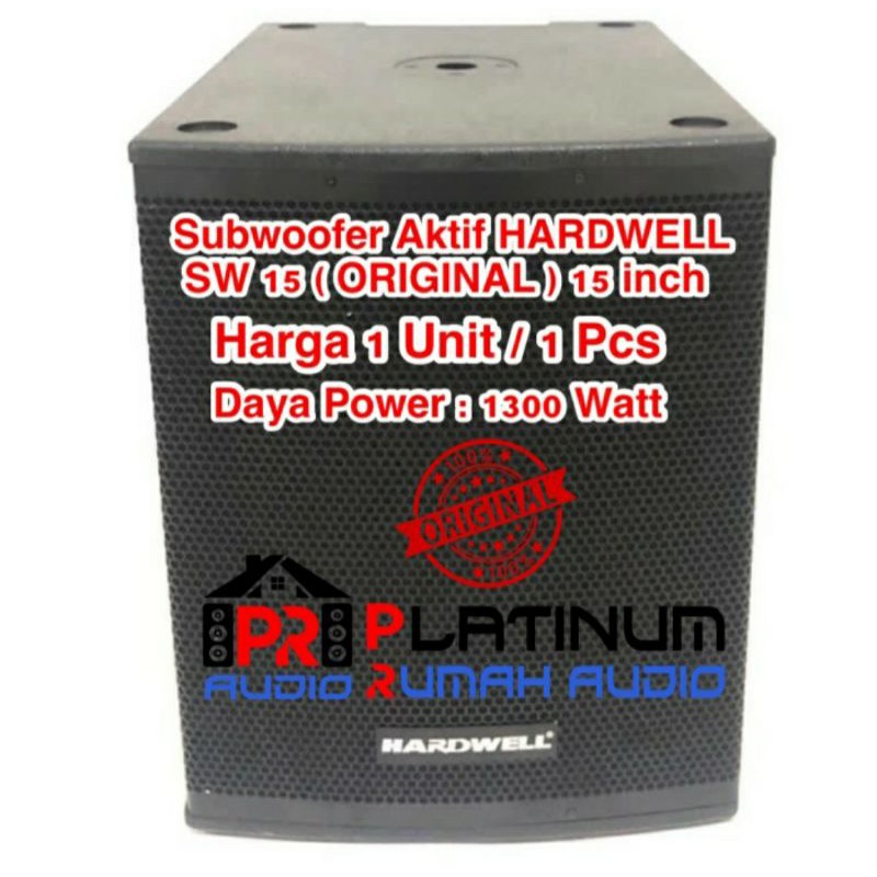 Jual Subwoofer Aktif Hardwell Sw Sw Original Inch Power