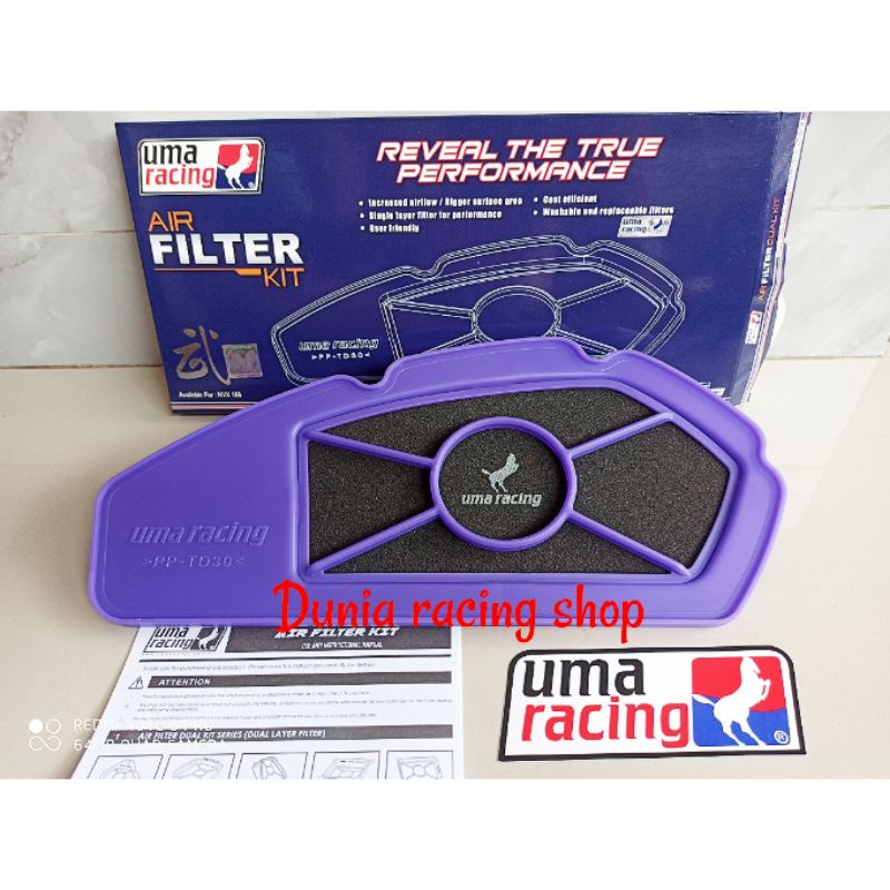 Jual Filter Udara Uma Racing Aerox Lexi Nmax New Aerox Connected Nmax