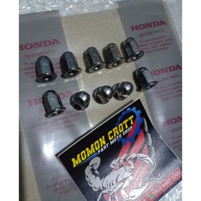 Jual Mur Knalpot Baut Nalpot Crom Drat 11 Kunci 10 Honda Vario 125 150