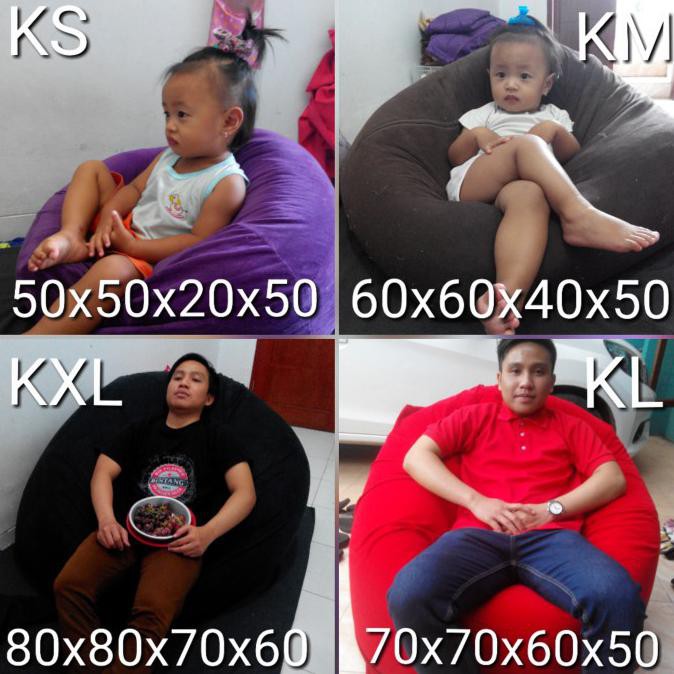 Jual Bean Bag Klasik Kxl Termasuk Isi Shopee Indonesia