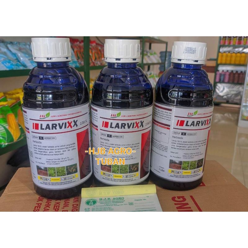 Jual Herbisida LARVIXX 138 SL 1 LITER Bahan Aktif Parakuat