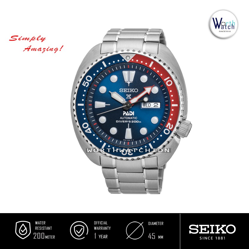 Jual Jam Tangan Pria Otomatis Seiko Prospex Padi Automatic Divers