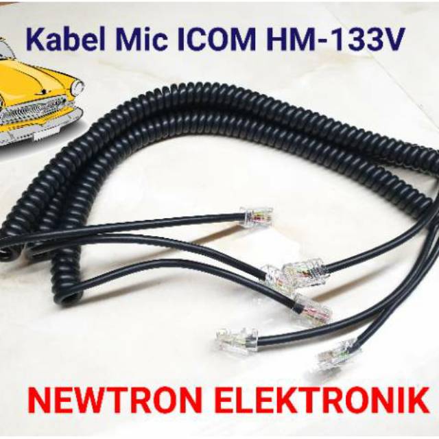 Jual Kabel Mic Rig ICOM IC2300 IC2200 IC 2300 IC 2200 IC 2300H Kabel