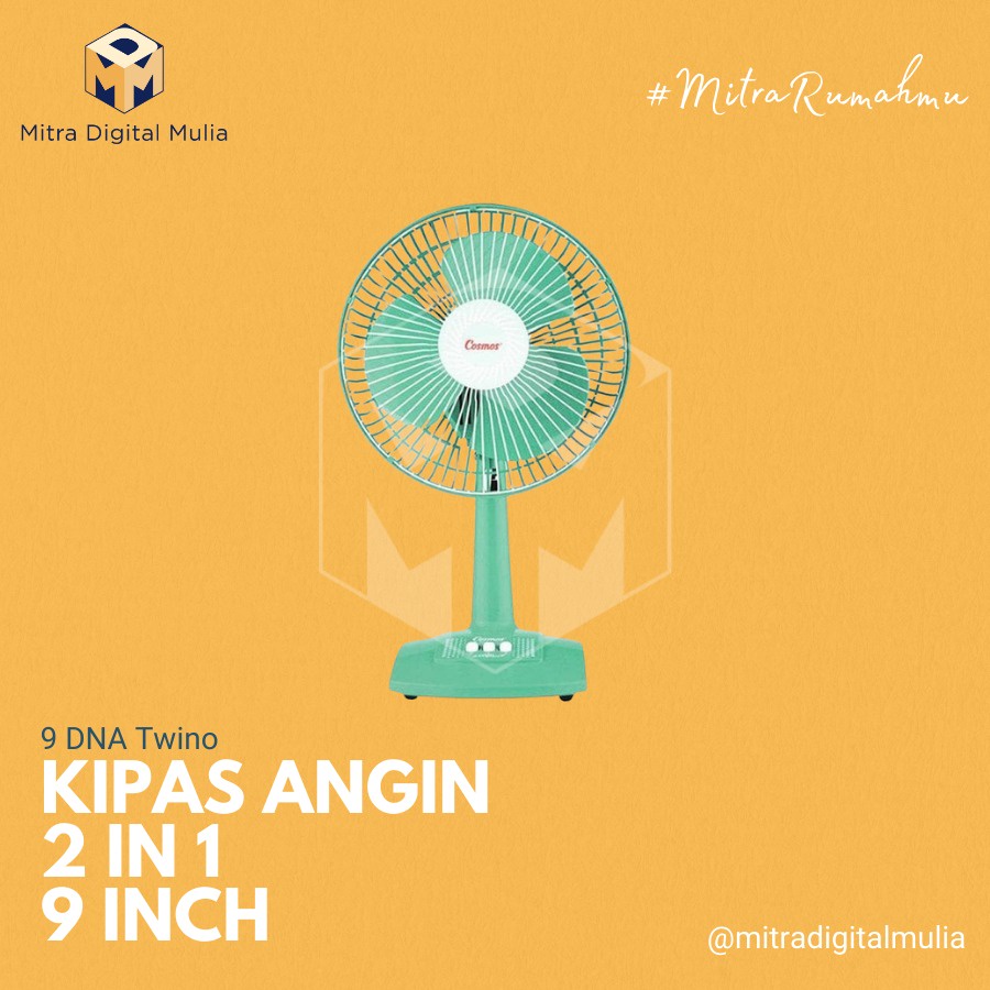 Jual Cosmos Dna Twino Kipas Meja Desk Fan In Inch Shopee