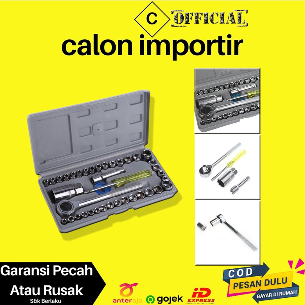 Jual Kunci Pas Terlengkap Pcs Multipurpose Socket Wrench Set