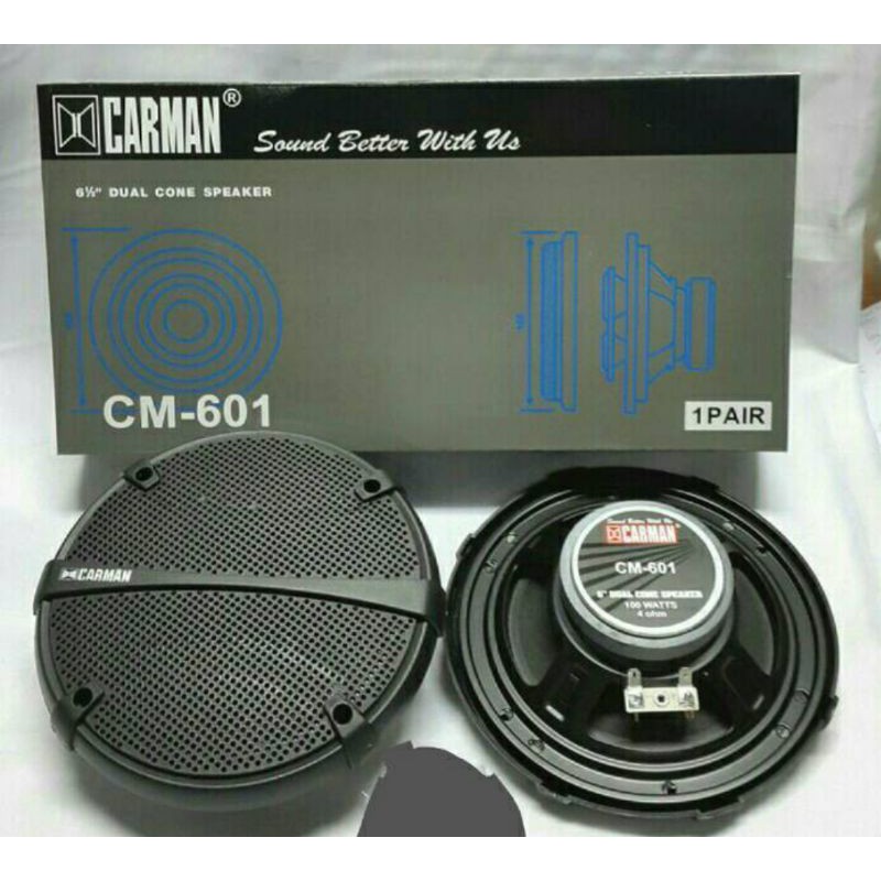 Jual Speaker Pintu Mobil Coaxial 6 5 INCH Carman CM 601 Shopee Indonesia