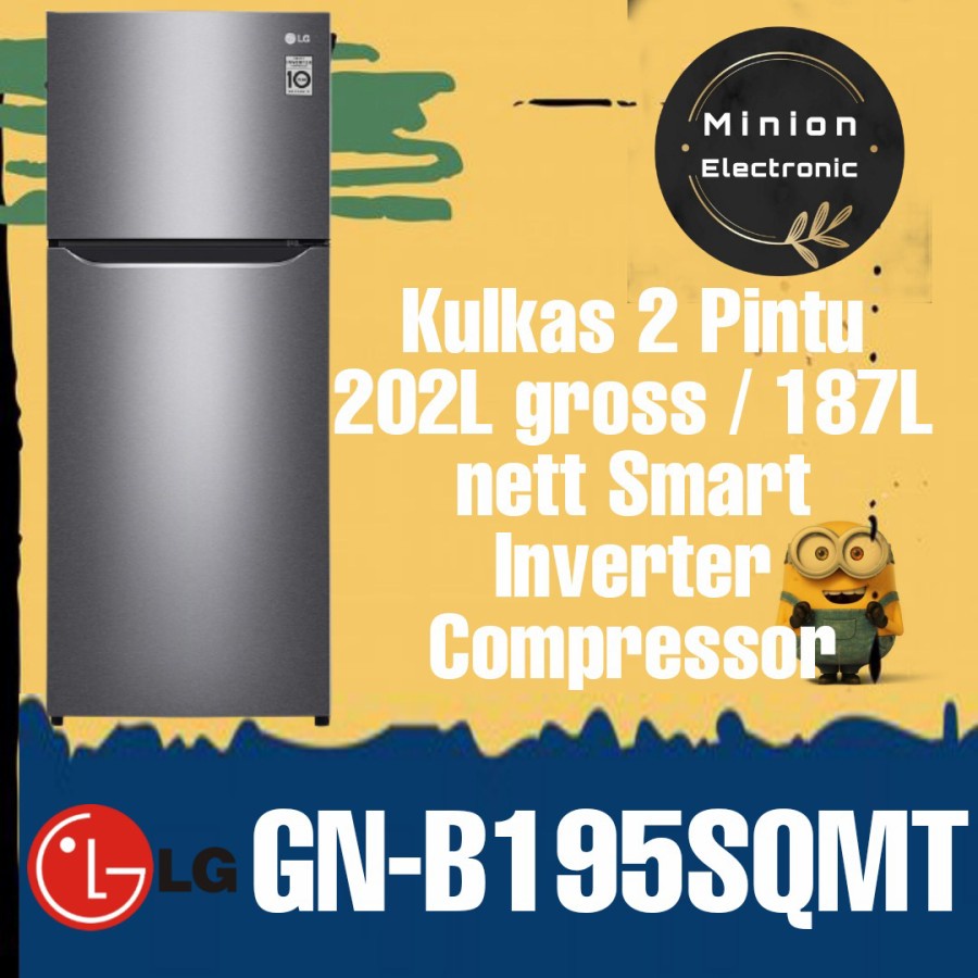 Jual Lg Gn B Sqmt Kulkas Pintu Smart Inverter Compressor L