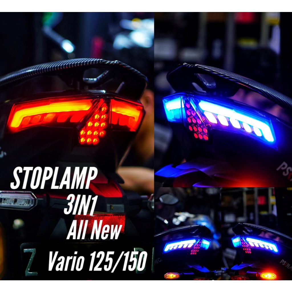 Jual STOPLAMP NEW HONDA VARIO 150 STOPLAMP 3IN1 NEW HONDA VARIO 150