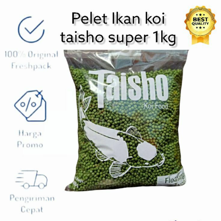 Jual Taisho Hijau Taiso Super 2 Mm 1 Kg Pelet Pakan Ikan Koi Floating