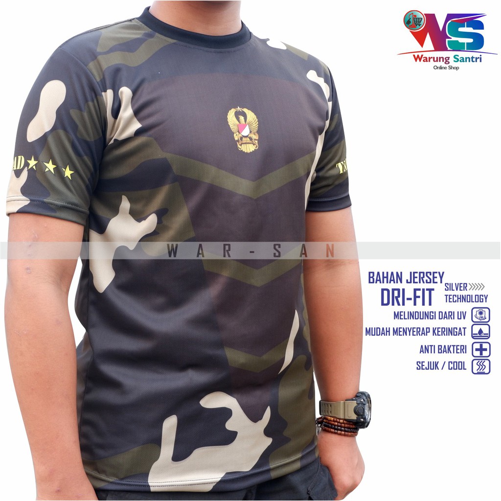 Jual Kaos TNI Sublim Kaos Jersey KASAD Kaos Army Fullprint Kaos