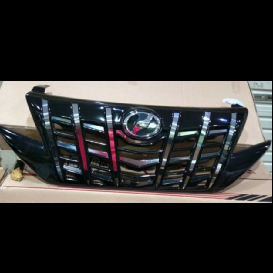 Jual GRILL DEPAN TOYOTA ALL NEW RUSH TERIOS MODEL ALPHARD STYLE