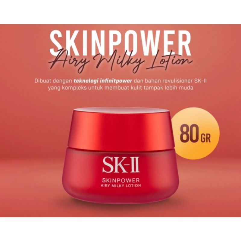 Jual SK II SK2 SKII SK II SKINPOWER AIRY MILKY LOTION 80 G SKIN POWER