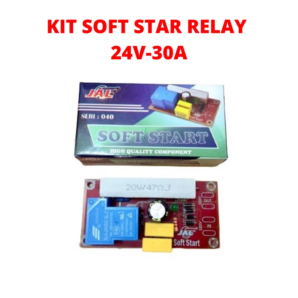 Jual Kit Sofstart Power Amplifier A Relay Songle V Amper Mesin