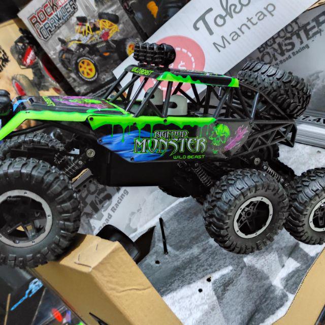 Jual Rc Offroad Rock Crawler 6 WD Mainan Remot Kontrol Skala 1 10 Besar