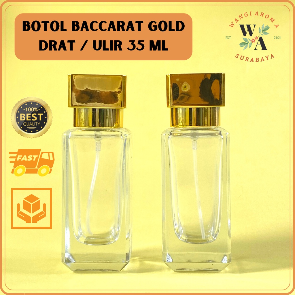 Jual Botol Parfum Baccarat Gold Ml Drat Botol Parfum Kosong