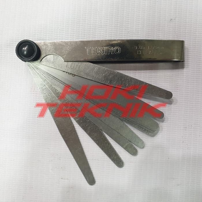 Jual Feeler Gauge Alat Ukur Celah Klep Tekiro Blades Shopee Indonesia