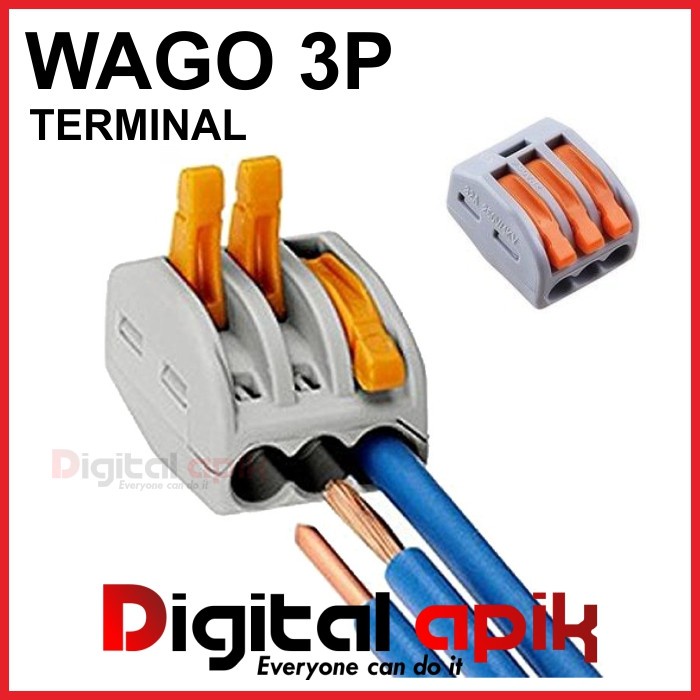 Jual Wago Terminal Block Sambung Connector Wire Lever Clamp