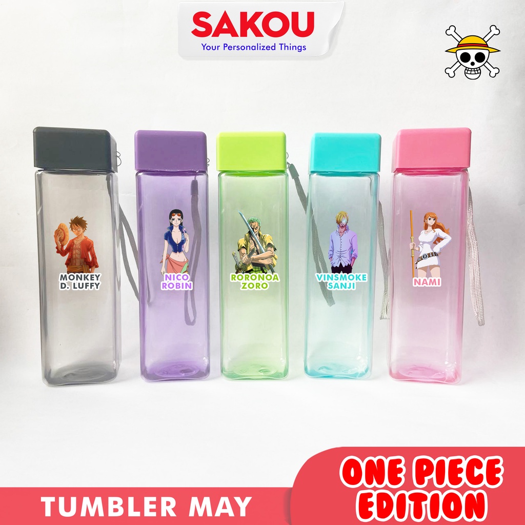 Jual Tumbler May One Piece Onepiece Botol Minum Ml Luffy Zoro Sanji