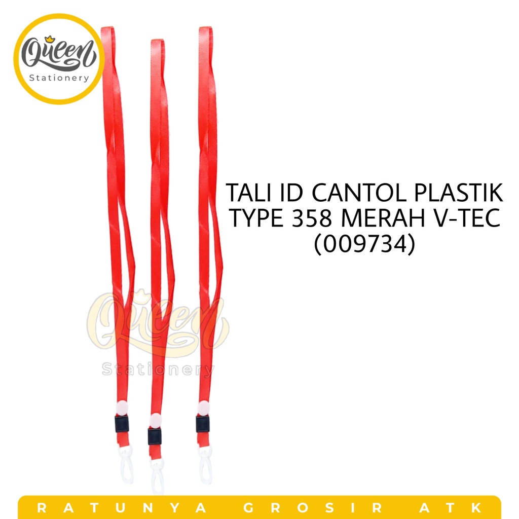 Jual Pcs Tali Id Nylon Cantol Plastik Van Art V Tec Tali Id Card