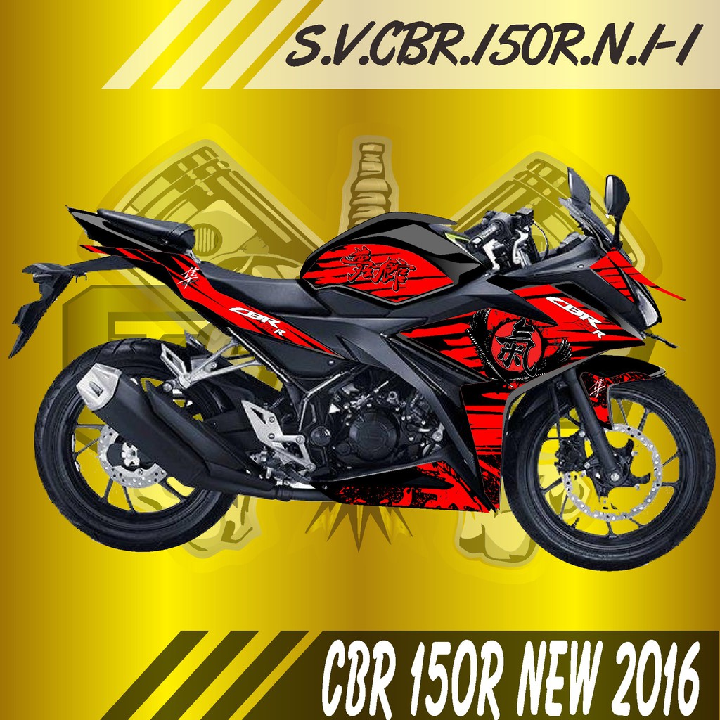 Jual STRIPING CBR 150R NEW STICKER STRIPING LIST VARIASI CBR 150R