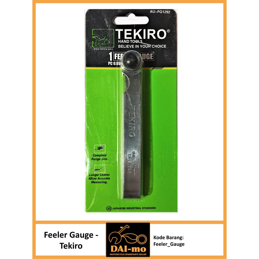 Jual Puller Gauge Tekiro Asli Feeler Fuller Alat Ukur Kerenggangan