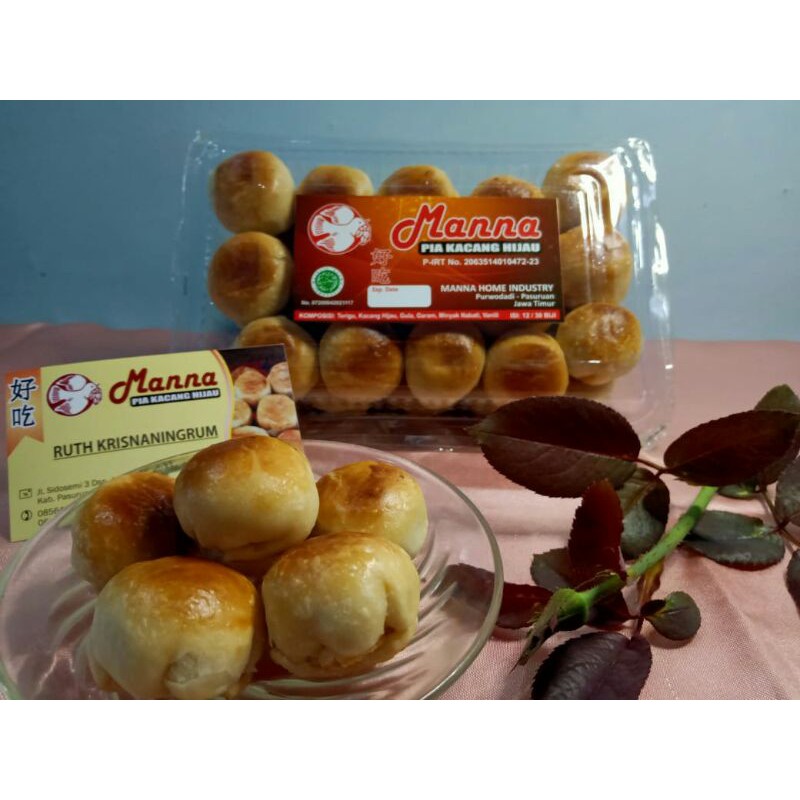 Jual Piamanna Bakpia Kue Pia Mini Kacang Hijau Basah Kering Oven