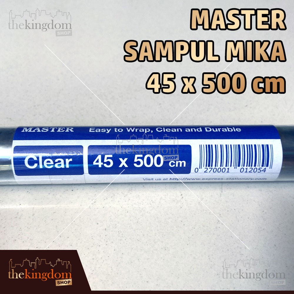 Jual Master Sampul Plastik Mika 45x500cm Roll Shopee Indonesia