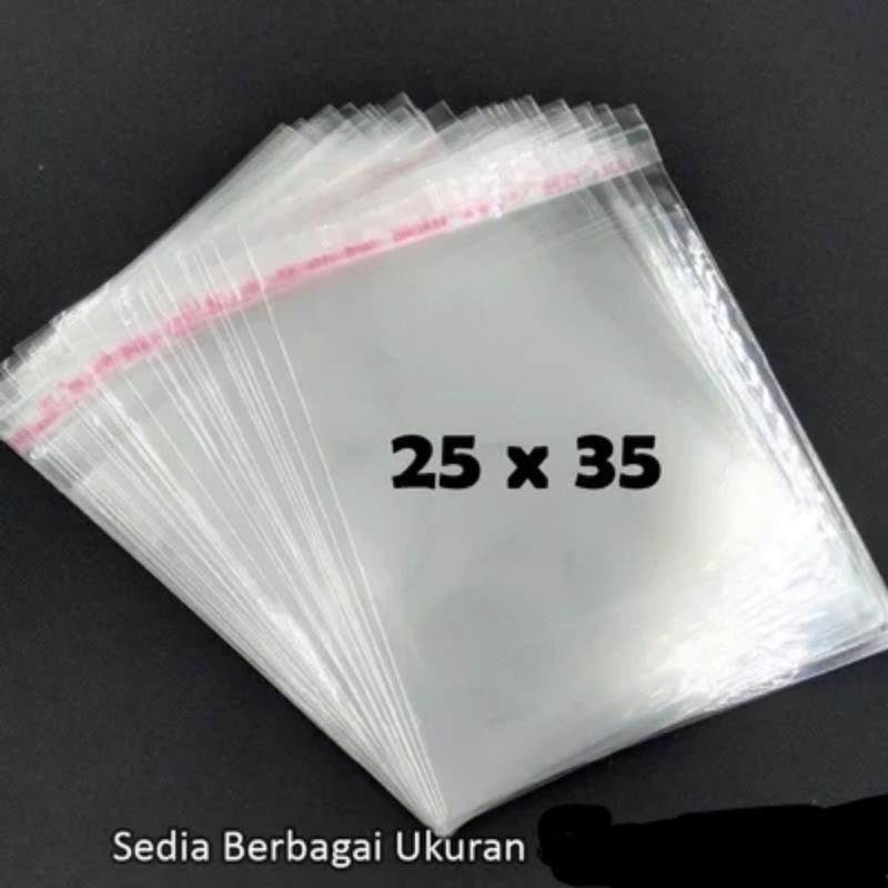 Jual Plastik Bening Opp Uk X Cm Isi Lembar X Shopee