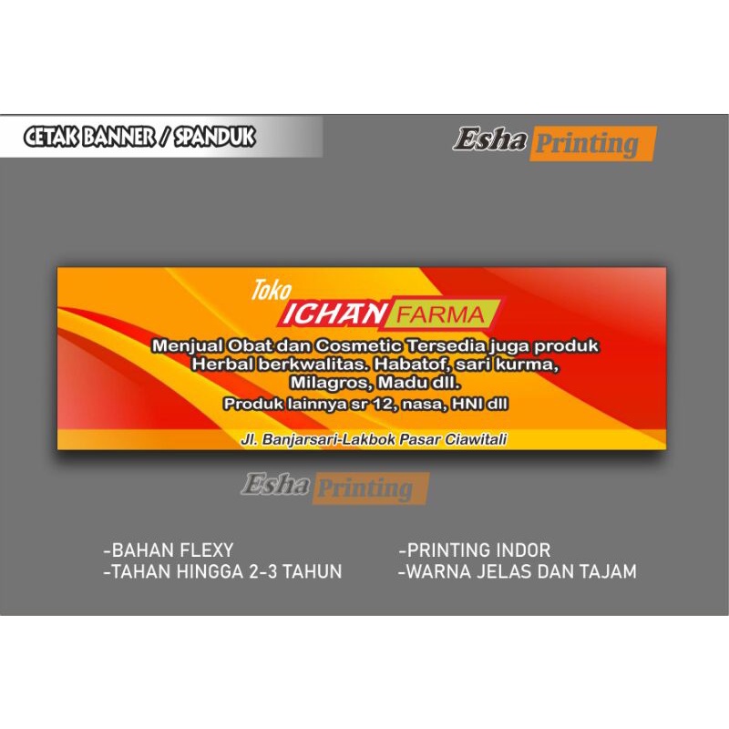 Jual Cetak Banner Spanduk Cetak Baligho Cetak Banner Toko Banner