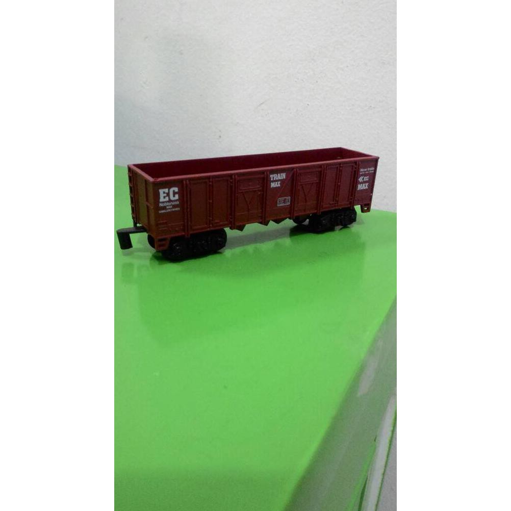 Jual Miniatur Kereta Api Gerbong Batu Bara Skala Merek Railking