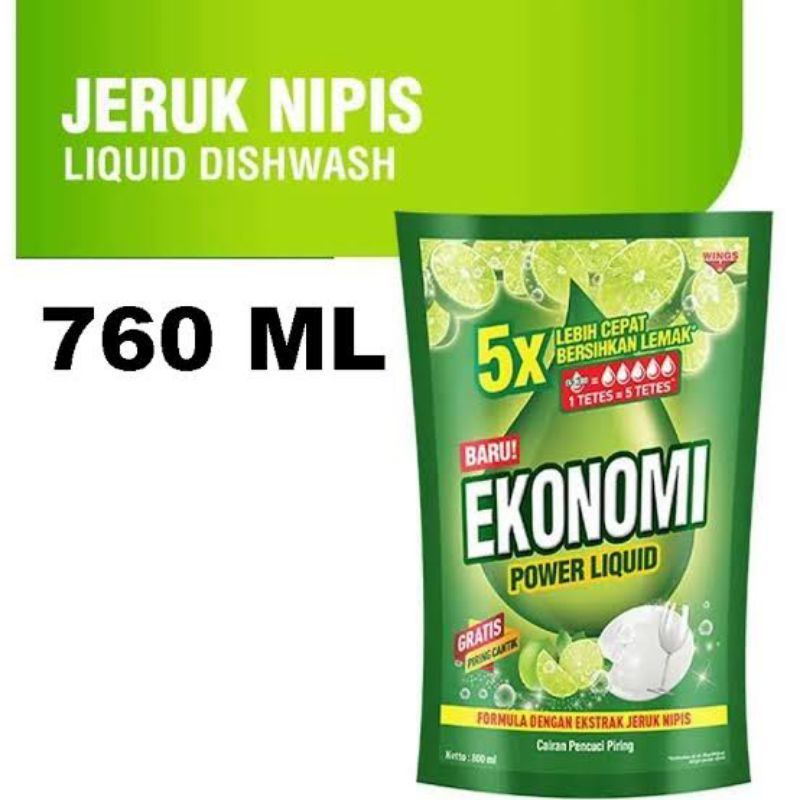 Jual Ekonomi Power Liquid Ml Pouch Sabun Cuci Piring Ekonomi