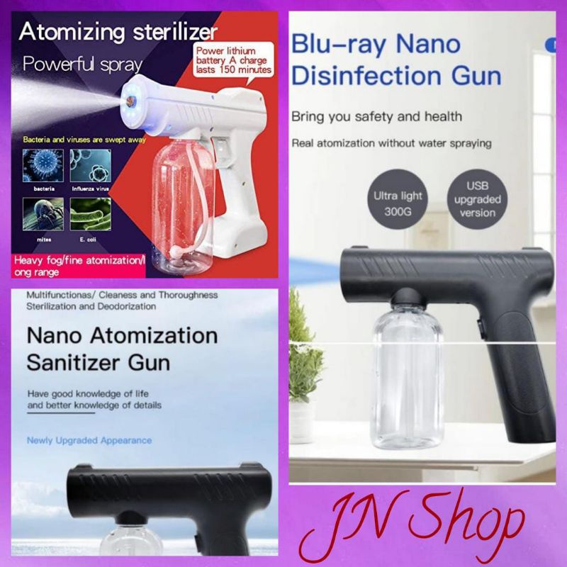 Jual Disinfektan Antiseptik Nano Spray Gun Disinfectant Wireless Ml