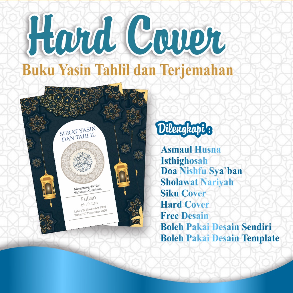 Jual Cetak Buku Yasin Dan Tahlil Hard Cover Shopee Indonesia