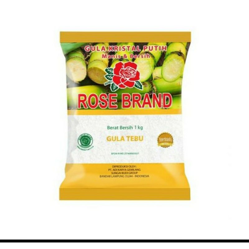 Jual Gula Pasir Kemasan 1kg Gunung Madu Food Station Rose Brand PSM