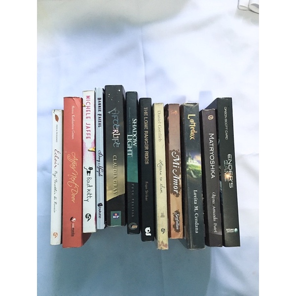 Jual Preloved Buku Novel Bahasa Indonesia Shopee Indonesia