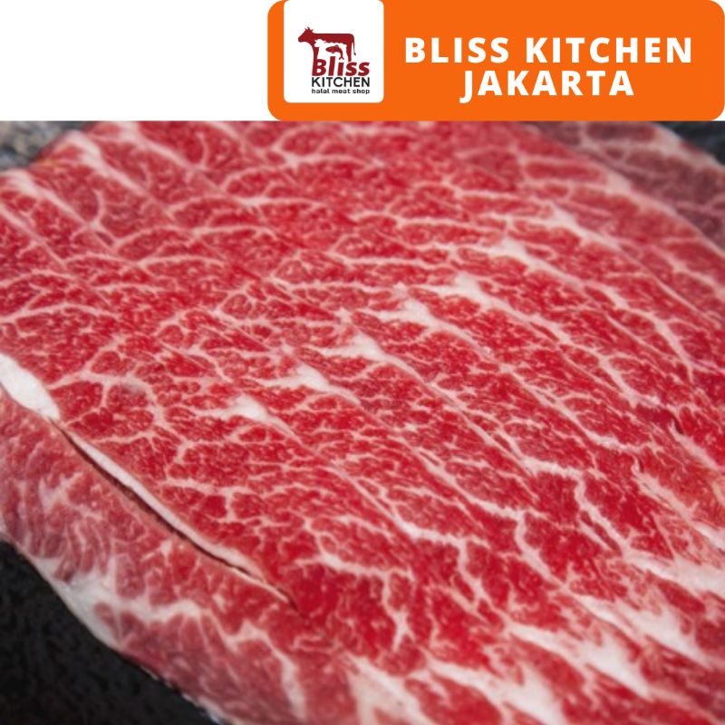 Jual AUS Boneless Wagyu Chuck Ribs Galbi Karubi Thin Sliced 2mm