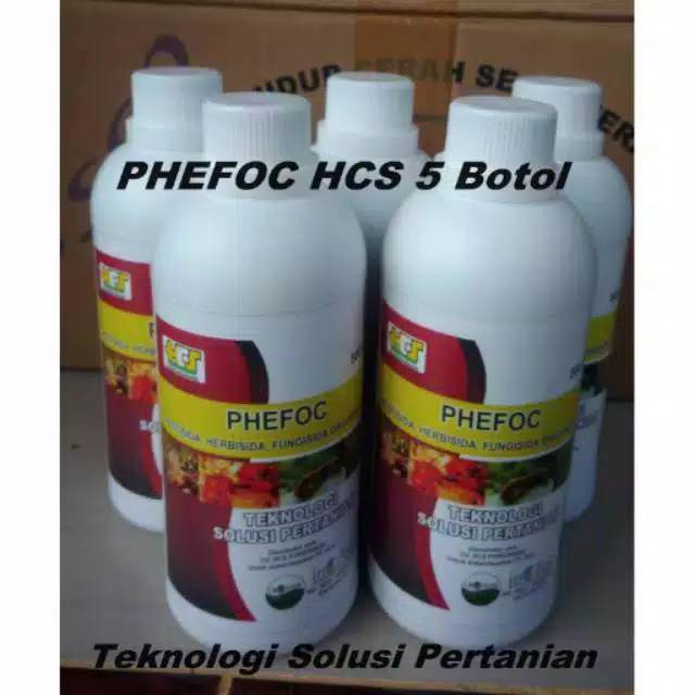 Jual PHEFOC HCS 5 Botol Insektisida Pestisida Organik Pembasmi Hama