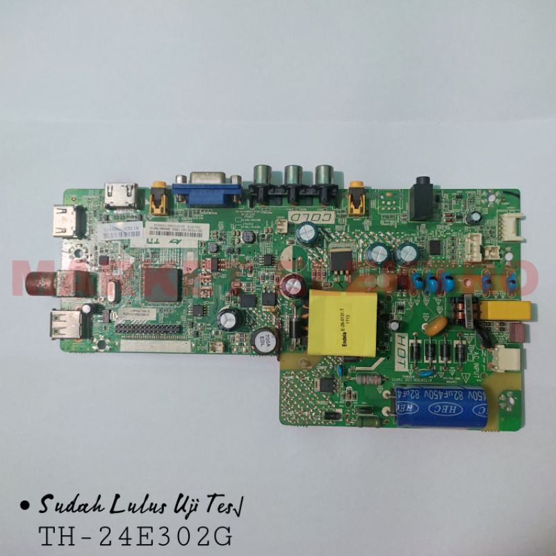 Jual MB MAINBOARD SINGLE ORIGINAL PANASONIC TH 24E302G Shopee Indonesia