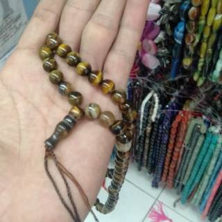 Jual Tasbih Batu Alam Tiger Eyes Mm Shopee Indonesia