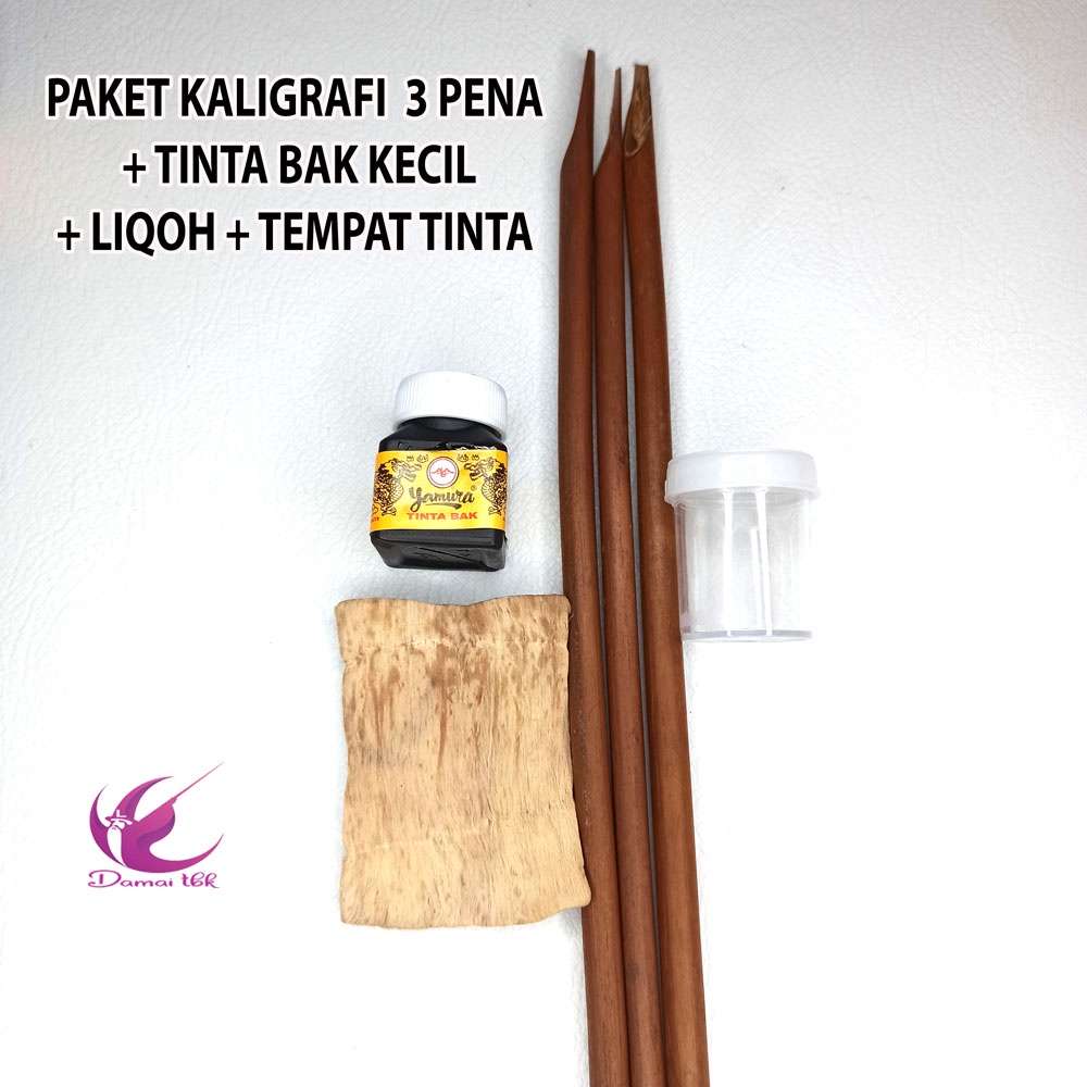 Jual Paket Alat Khot Kaligrafi Tinta Bak Yamura Besar Kecil Handam