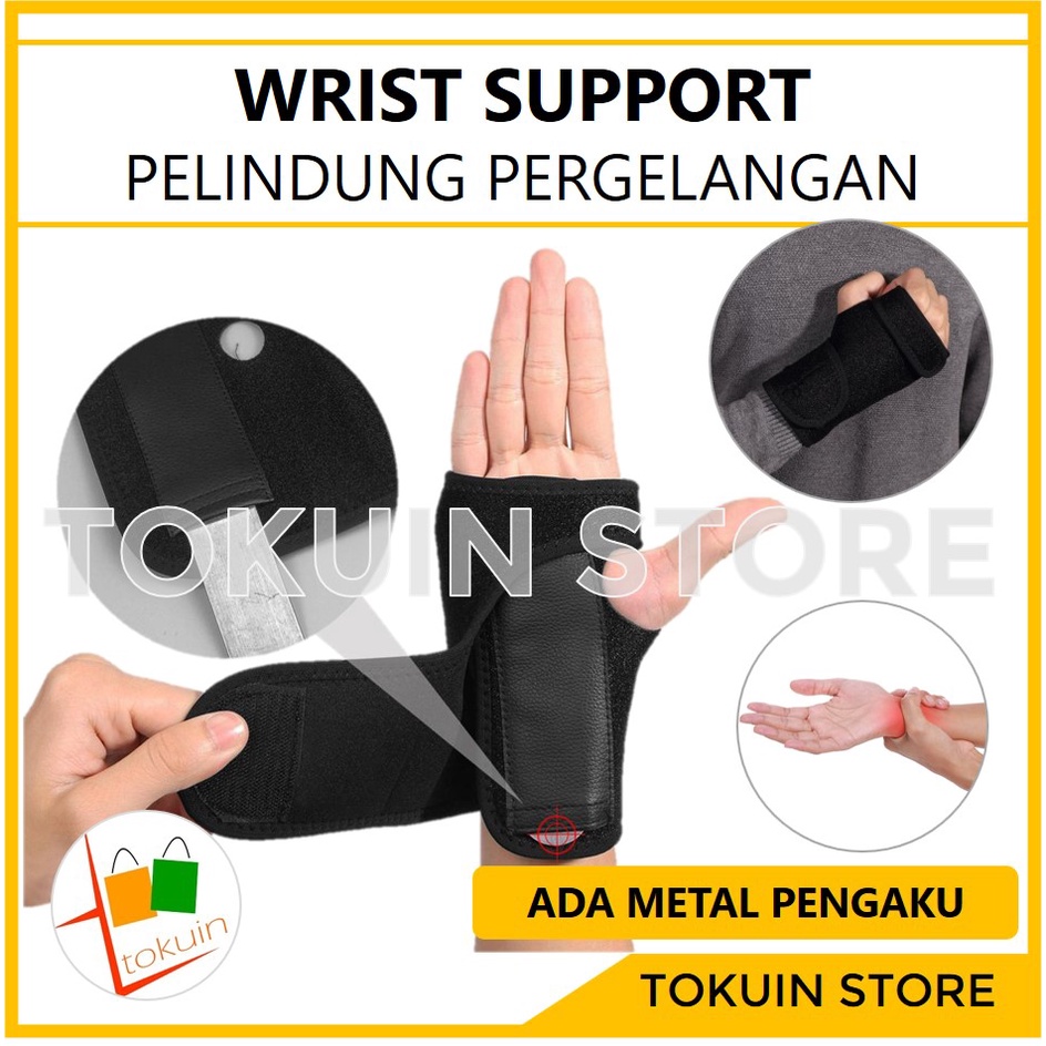 Jual Wrist Band Hand Deker Splint Support Pergelangan Tangan Carpal