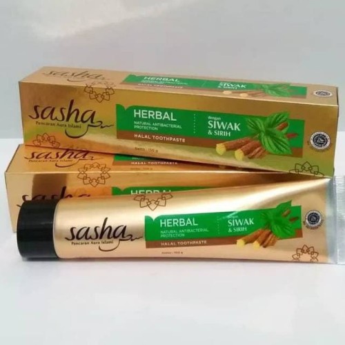 Jual Pasta Gigi Herbal Sasha Antibacterial Siwak Sirih Shopee Indonesia