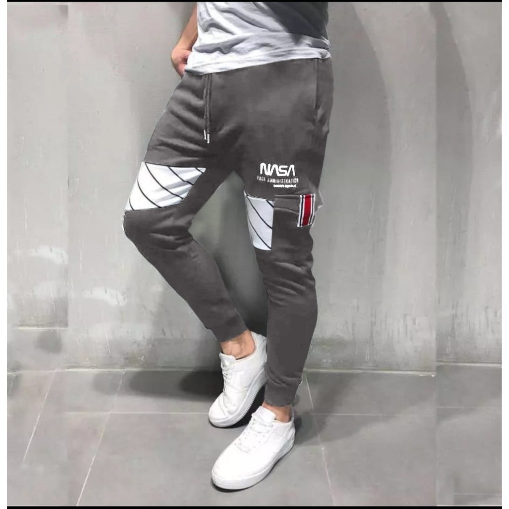 Jual Celana Jogger Pria Panjang SweatPants Pria Jogger Pants Nasa