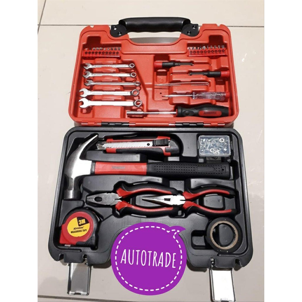 Jual Toolkit Box Set Tool Kit Original Krisbow Kotak Perkakas