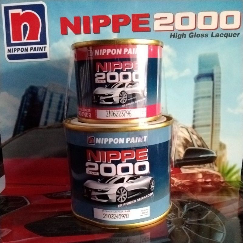 Jual Nippe Epoxy Abu Cat Dasar Duco 200cc Shopee Indonesia