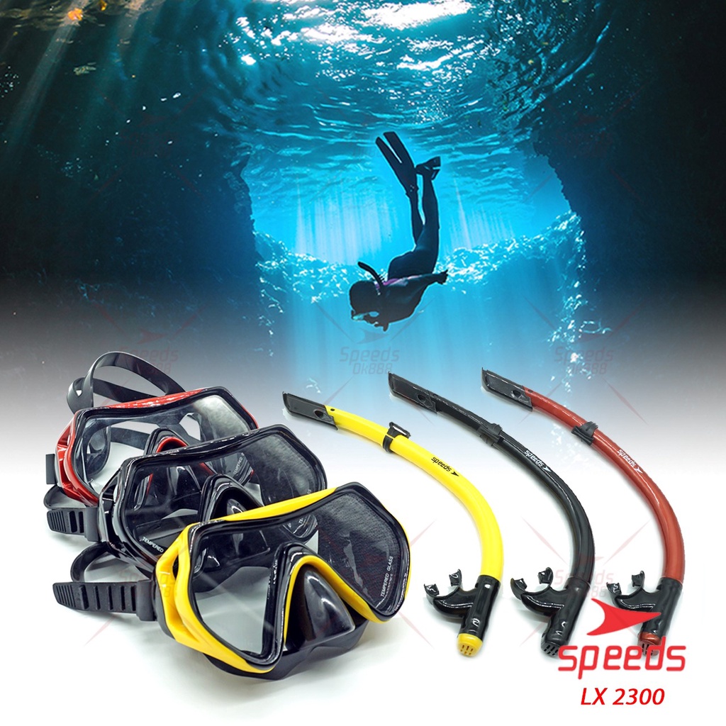 Jual Speeds Kacamata Renang Snorkeling Pvc Alat Selam Snorkel Diving