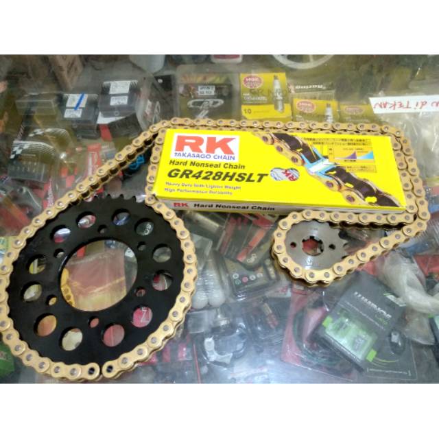 Jual Gear Set Racing Rk Takasago Chain Hslt L Untuk Mxking Vixion