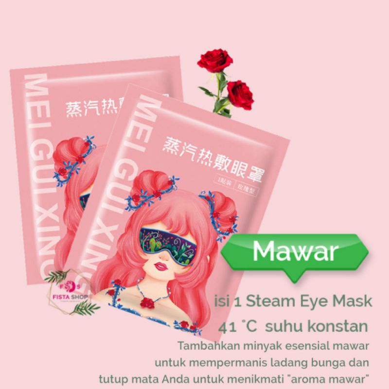 Jual Steam Eye Mask Masker Mata Uap Kompes Mata Lelah Bebbo Shopee