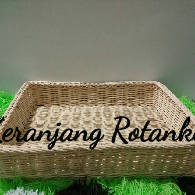 Jual Keranjang Rotan Kotak 39x39x10 Shopee Indonesia